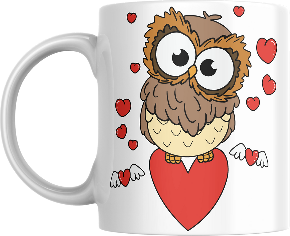 Thumbnail: Owl Ceramic Coffee Mug