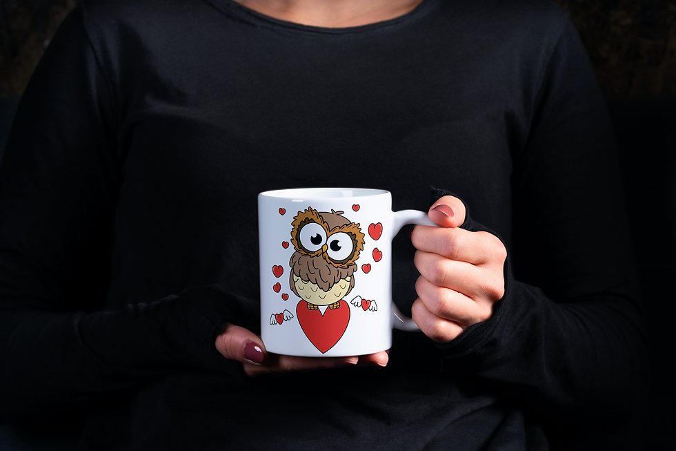 Thumbnail: Owl Ceramic Coffee Mug
