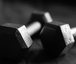 Black Dumbbells