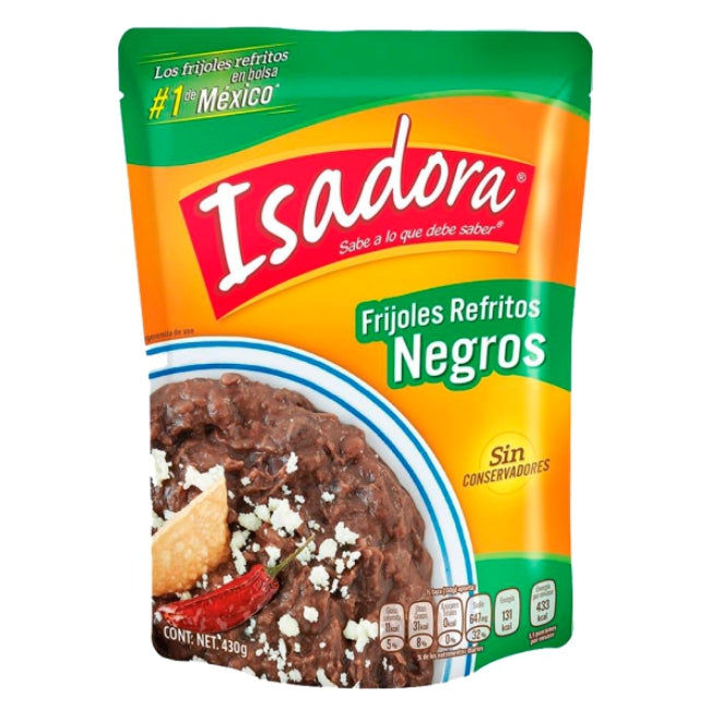 Isadora Beans Refried Beans With Pork Rind 430 G