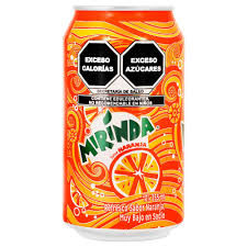 Mirinda Orange Flavored Soda Can 355 Ml