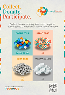 Recycling plastic for wheelchair funding