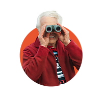 Volunteers collecting bread tags for recycling