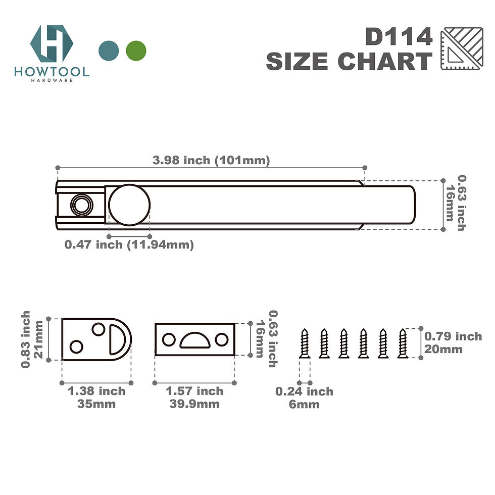 Thumbnail: Solid Brass Surface Bolt -4"