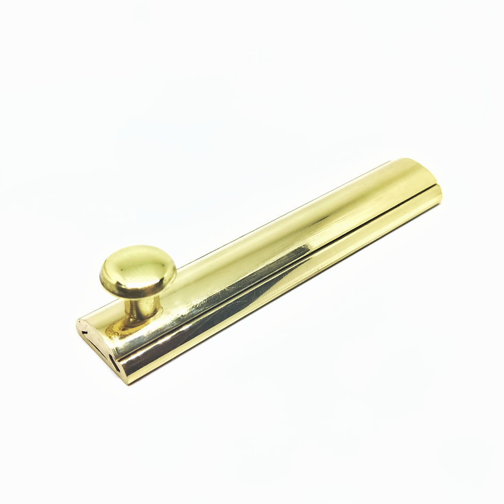 Thumbnail: Solid Brass Surface Bolt - 3"