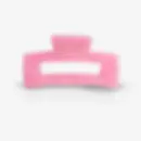 Crush Haarklammer von SASSTIE in Rosa – sanft zu Haar & Kopfhaut, langlebig & aus Cellulose-Acetat. Flache Krallen