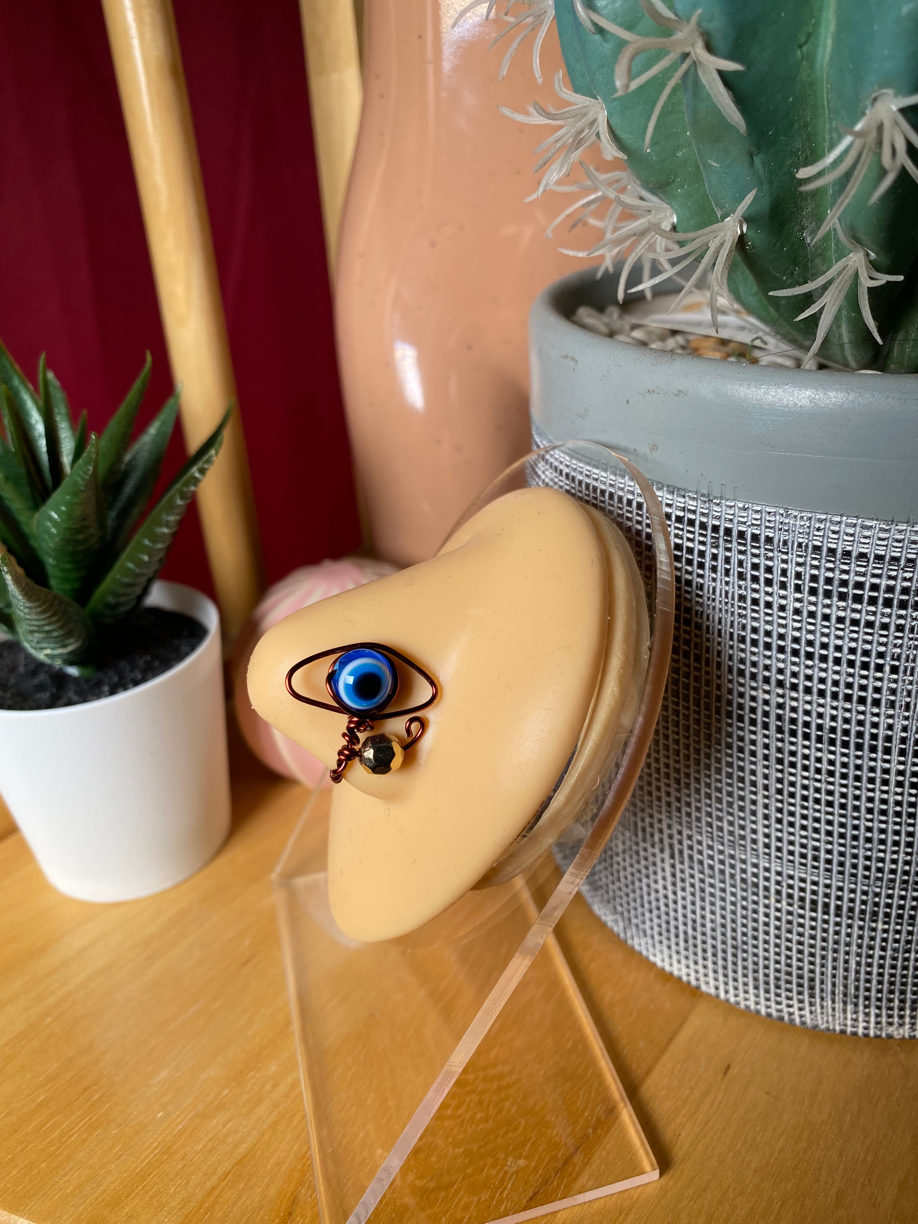 Evil Eye Protection V - Nose Cuff