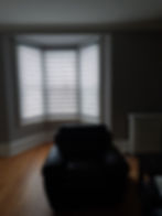 White Dual Shade - Bay Window