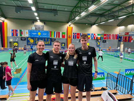 Íslenskir badmintonspilarar á ferð og flugi