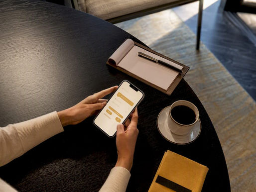 Guest placing restaurant order on phone