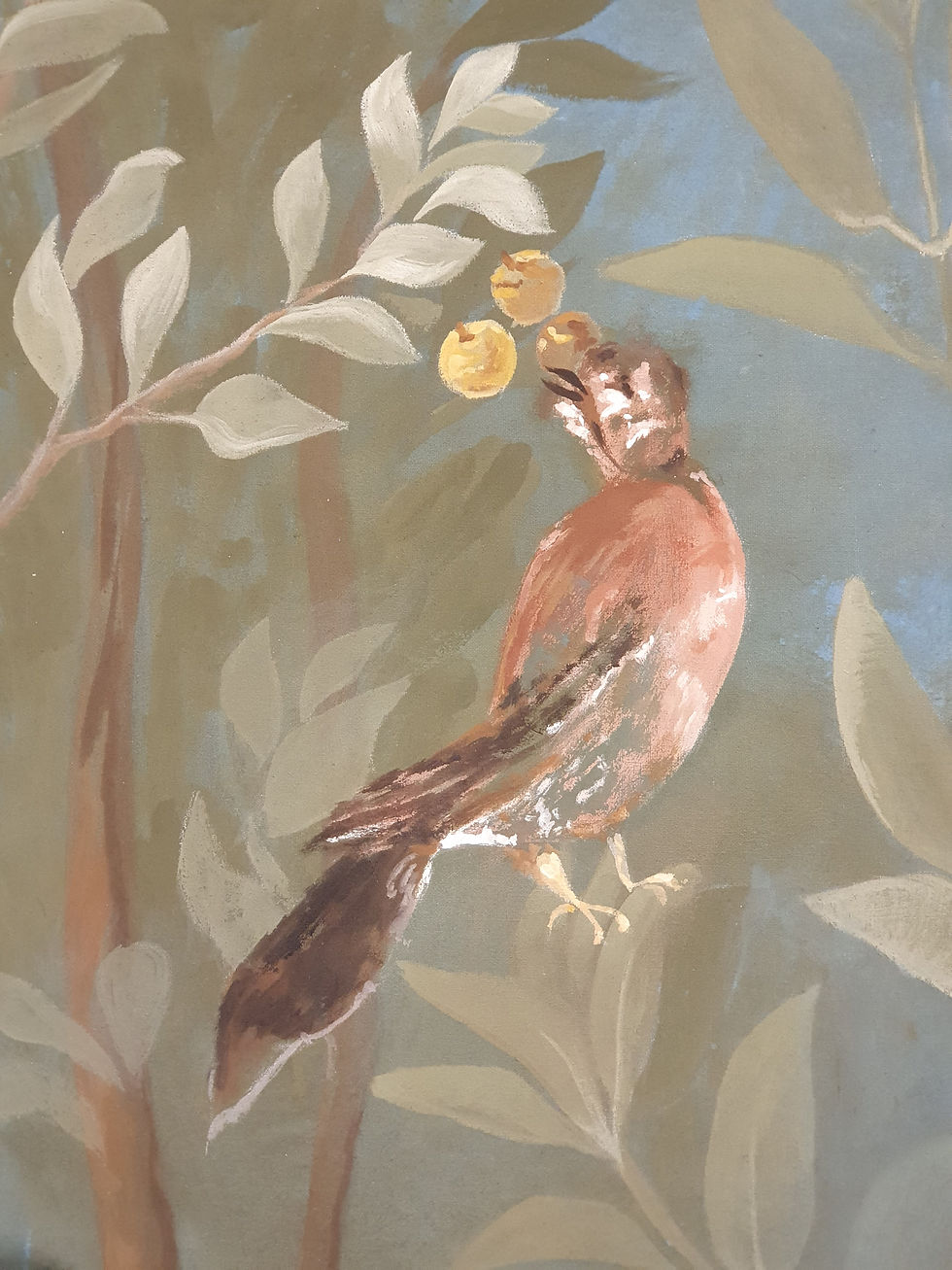 Miniaturbild: Villa di Livia, Triclinium, Nordwand (Ausschnitt)