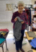 clothes closet - first donations sorted 3-20-23 (pictured Susan Laszynski).jpg