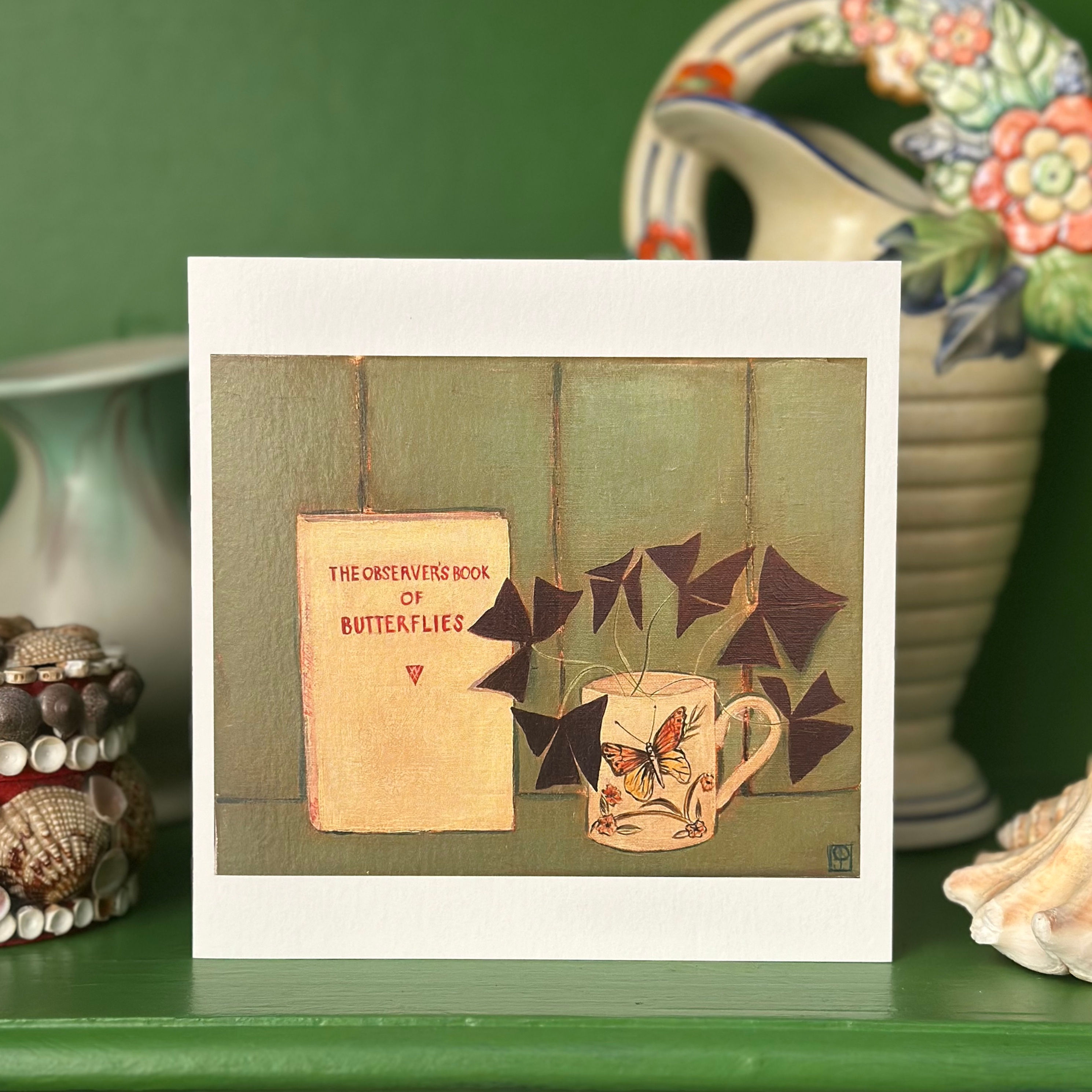 "The Observer's Book of Butterflies" Card by Jo Oakley