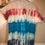 Thumbnail: 4th of July Horizontal Stripe Tie Dye Tee Shirt