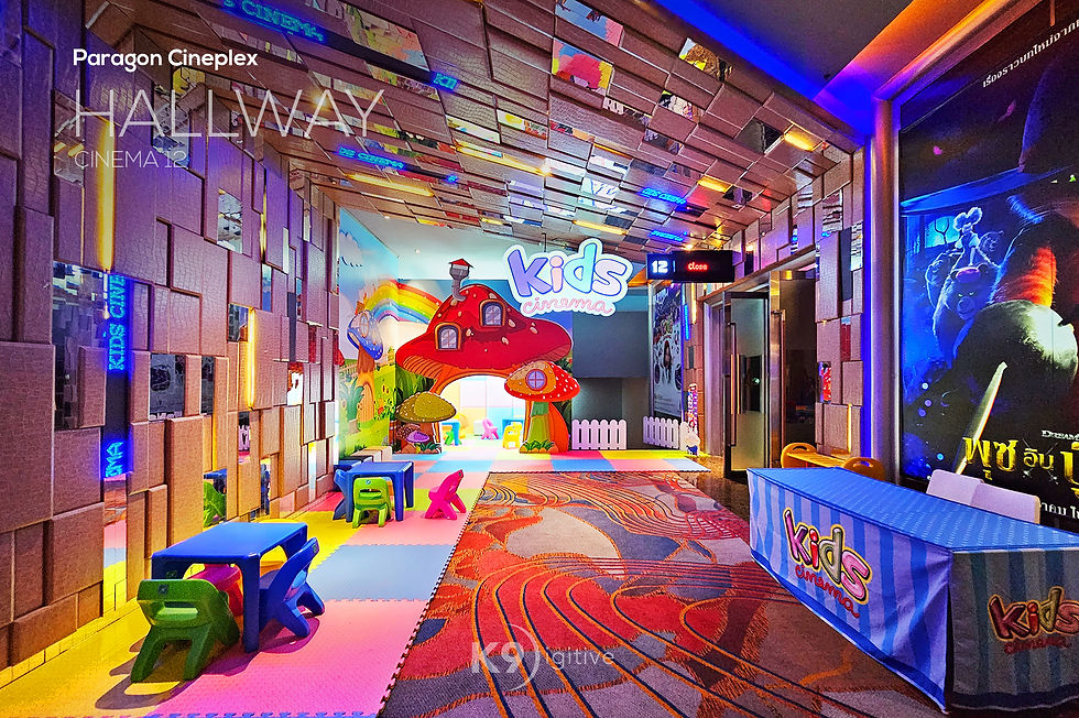 บริเวณมุมเด็กเล่น ด้านหน้าทางเข้าโรงภาพยนตร์ที่ 12 พารากอน ซีนีเพล็กซ์ Paragon Cineplex ชั้น 6