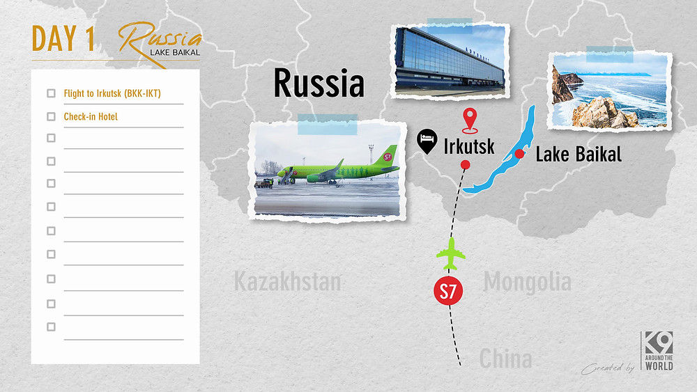 แพลนเที่ยว ทะเลสาบไบคาล รัสเซีย (Irkutsk - Lake Baikal)