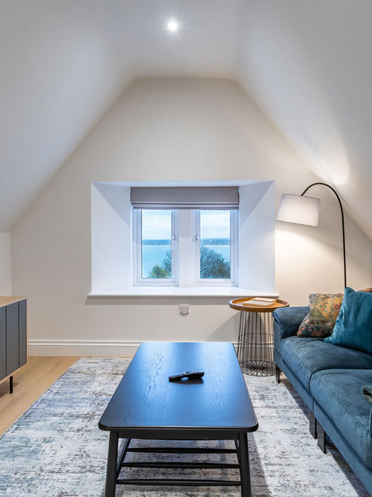 Living area with sea view