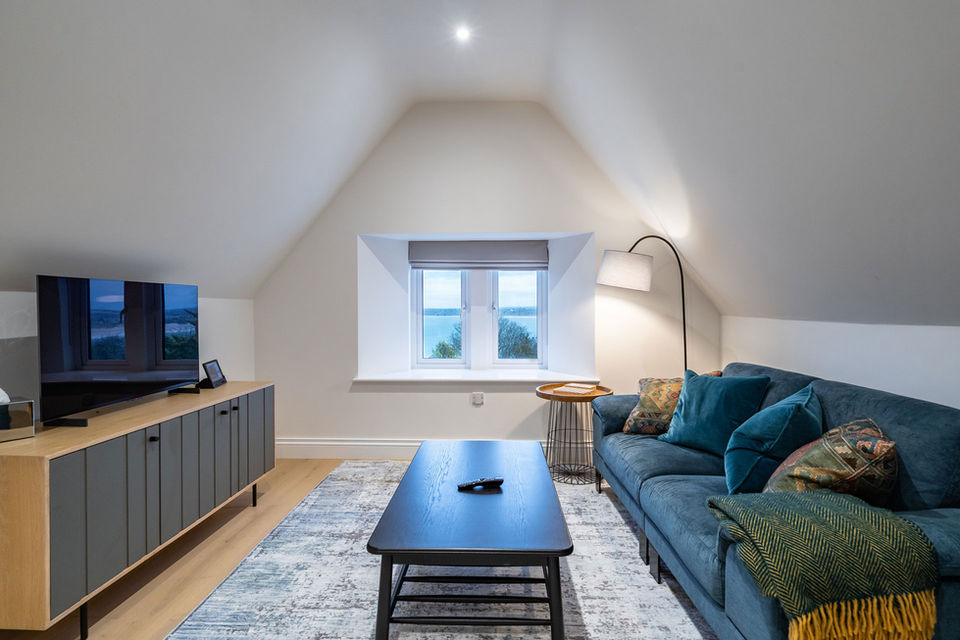 Living area with sea view