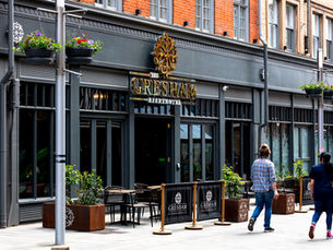 The Gresham, Leicester, entrance