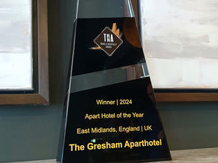The Gresham Aparthotel winner of Travel & Hospitality Award