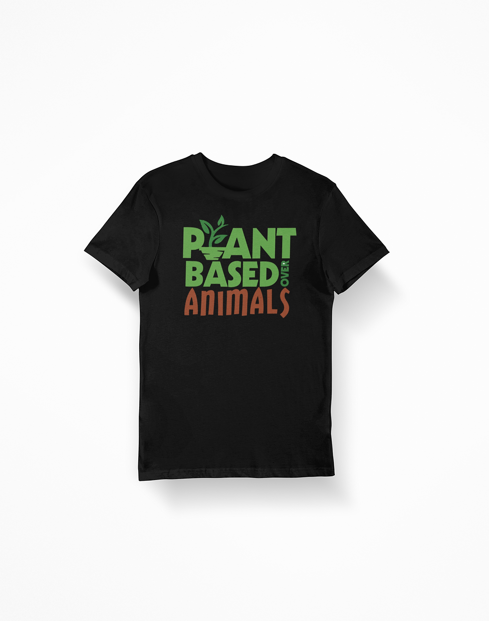 PLANTBASED OVER ANIMALS T-SHIRT