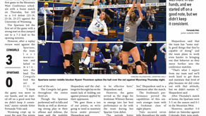 SJSU swept at home by Wyoming