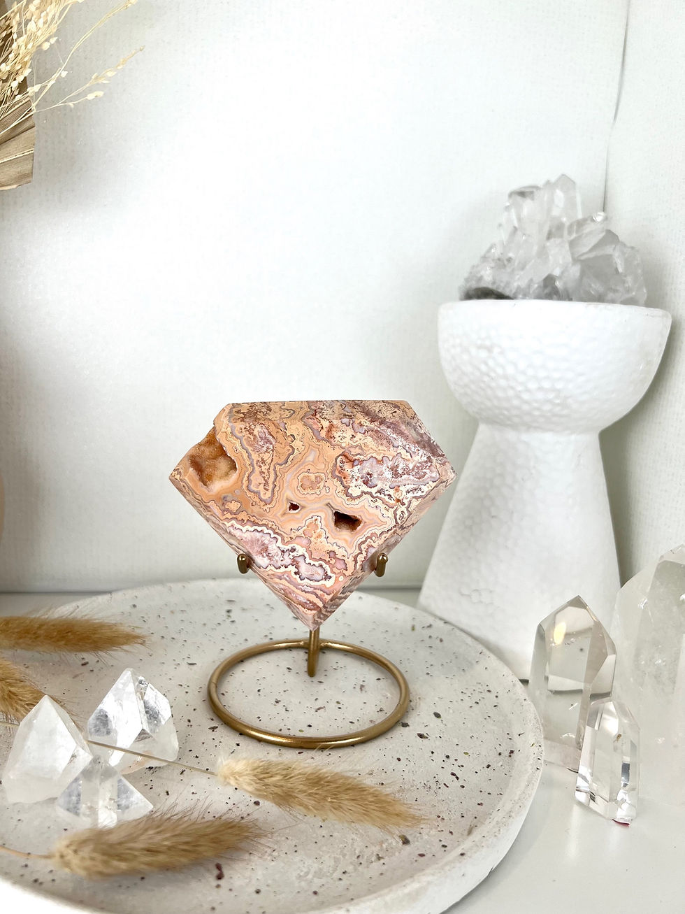 Miniature : Diamant Agate Crazy Lace