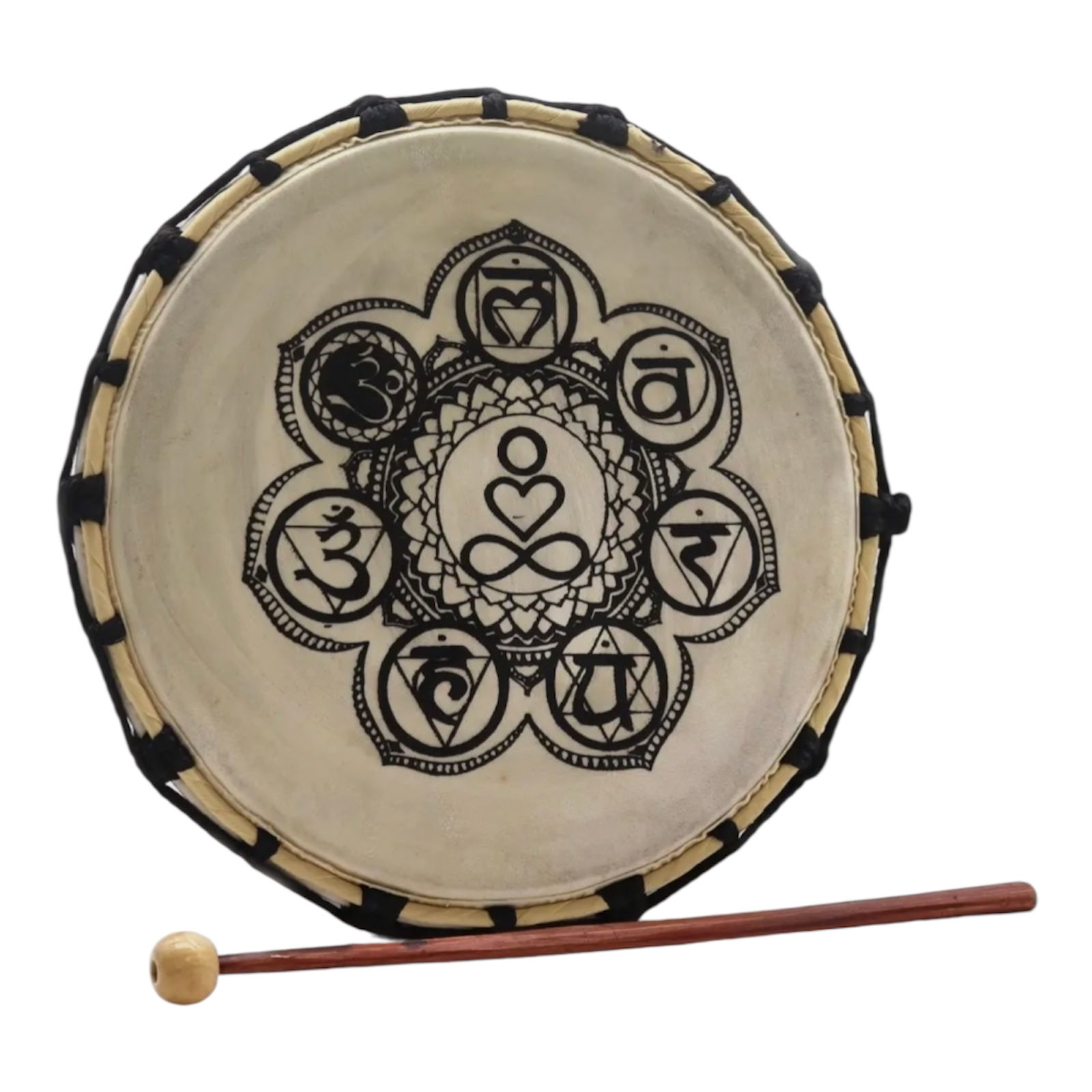 Chakra Shamanic Drum with Stick