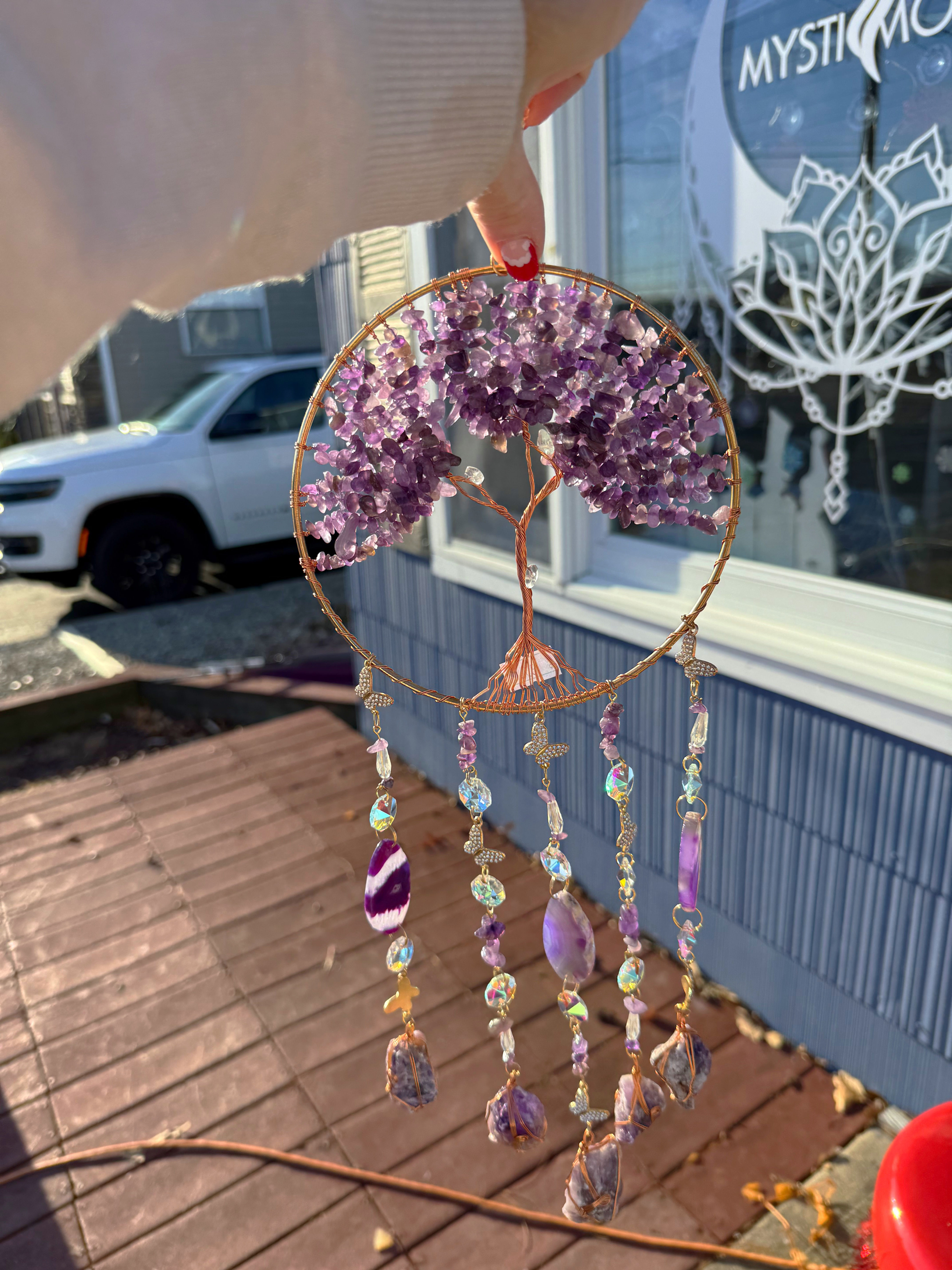 Amethyst tree of life