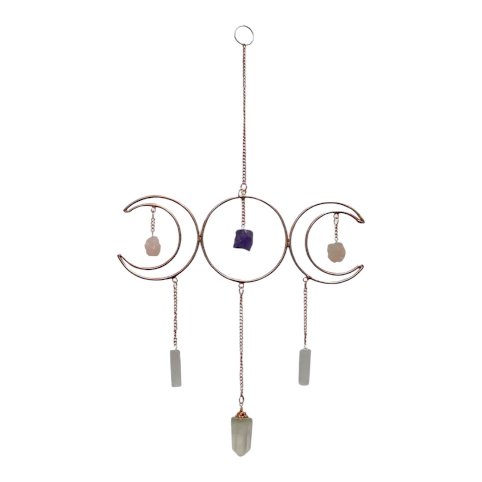 Mystic Moon spiritual products including crystals, tarot cards, ritual tools, and holistic wellness items for mind, body, and soul.