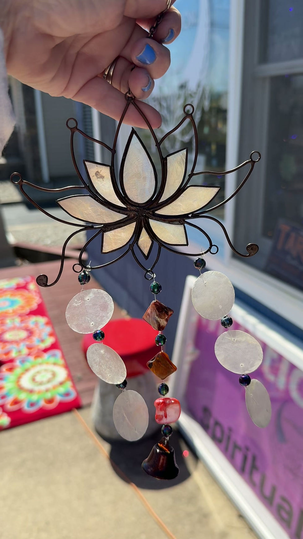 Thumbnail: Antique Single w/ Capiz Chime