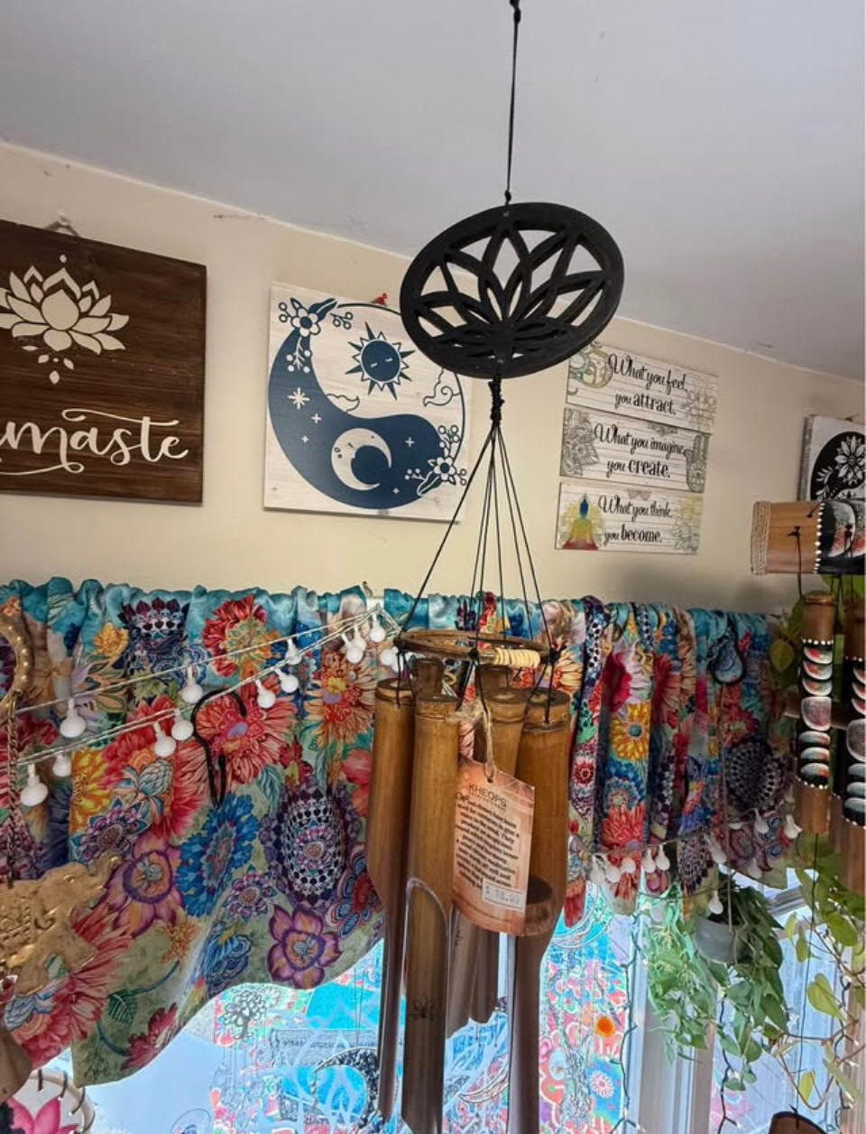 Thumbnail: Bamboo lotus flower chime 