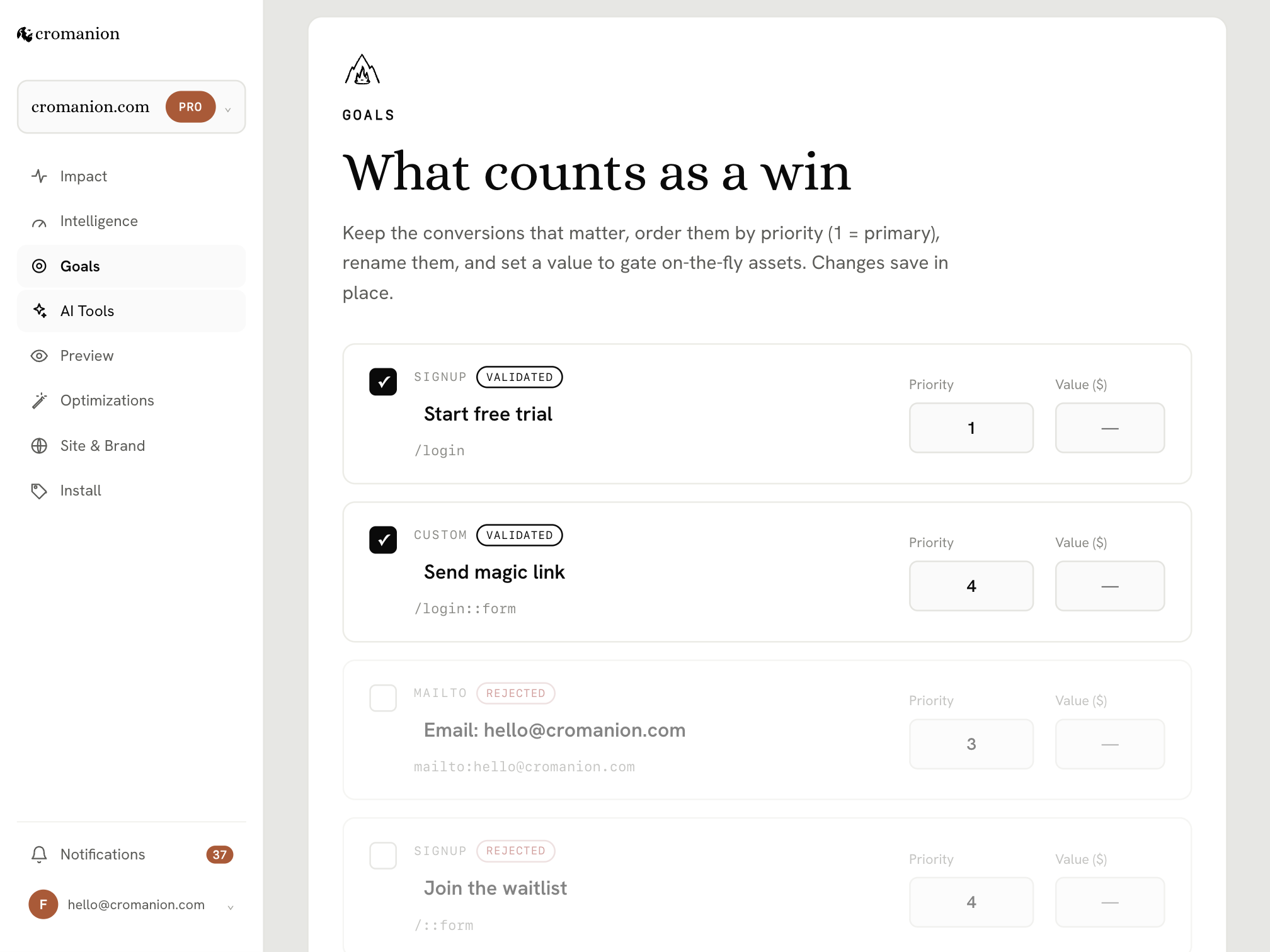 Cromanion screenshot 1