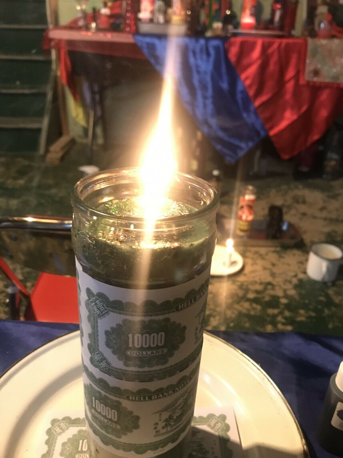 Powerful And Specially Customized, Blessed , Charged Money Drawing Candle