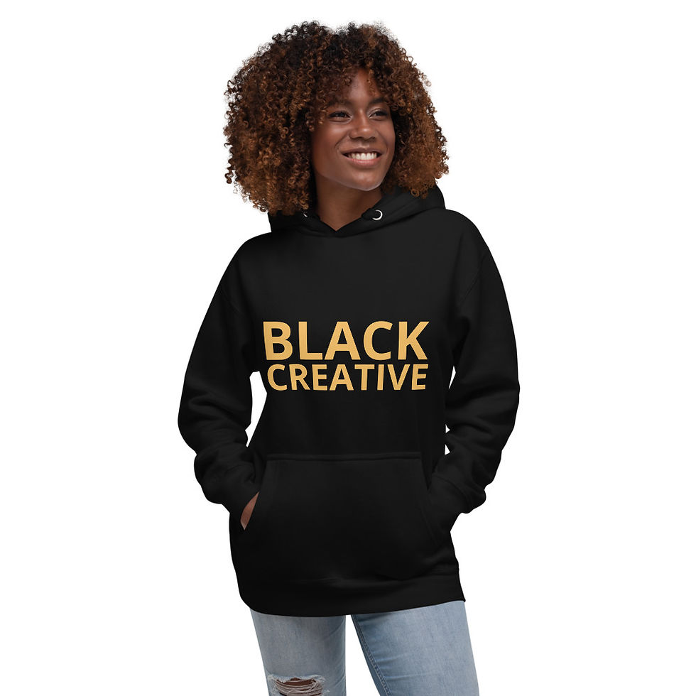 Thumbnail: BLACK CREATIVE Unisex Hoodie