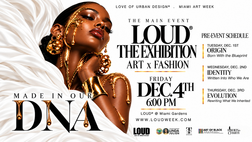 Official Announcement: The LOUD® Exhibition | Art x Fashion at Miami Art Week