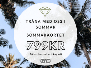 Träna med oss i sommar!