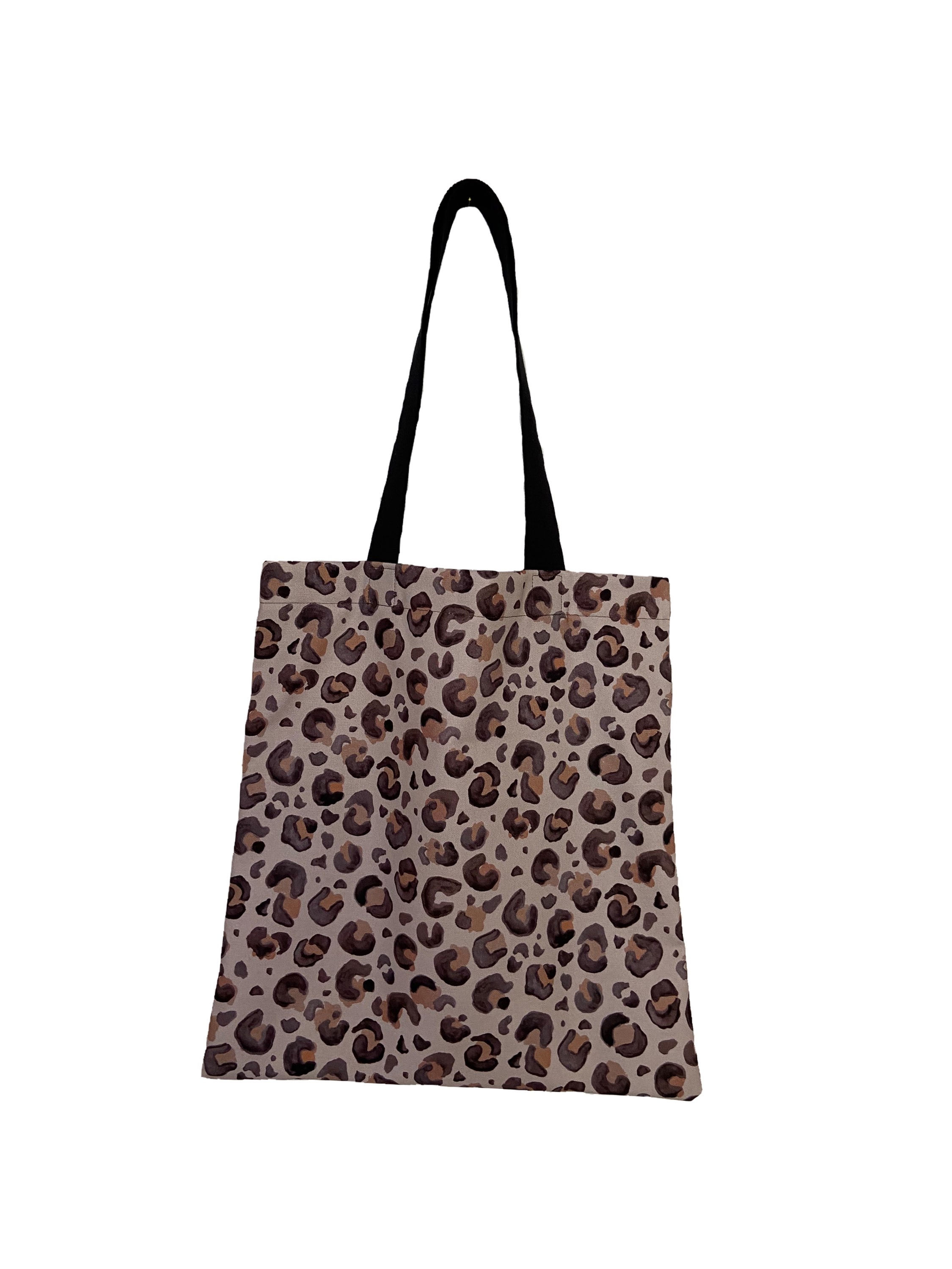 Stofftasche, tote bag, leo, handgemacht