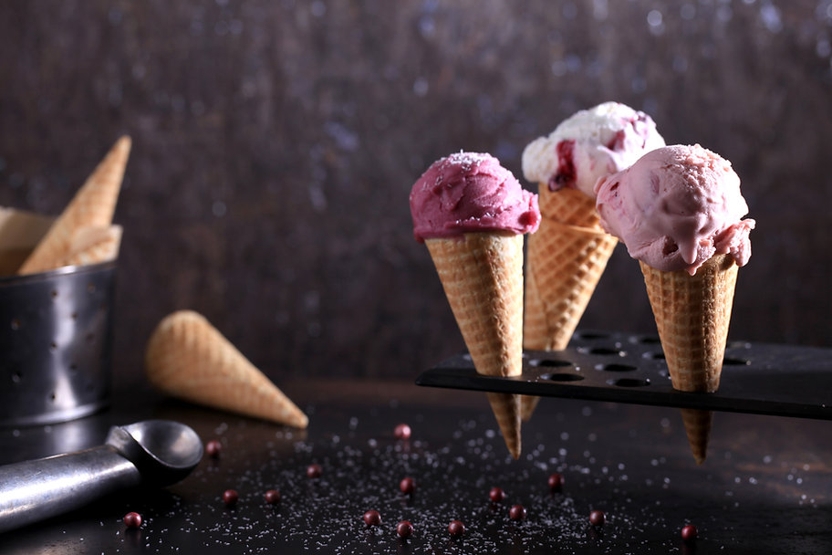 Cornets de crème glacée