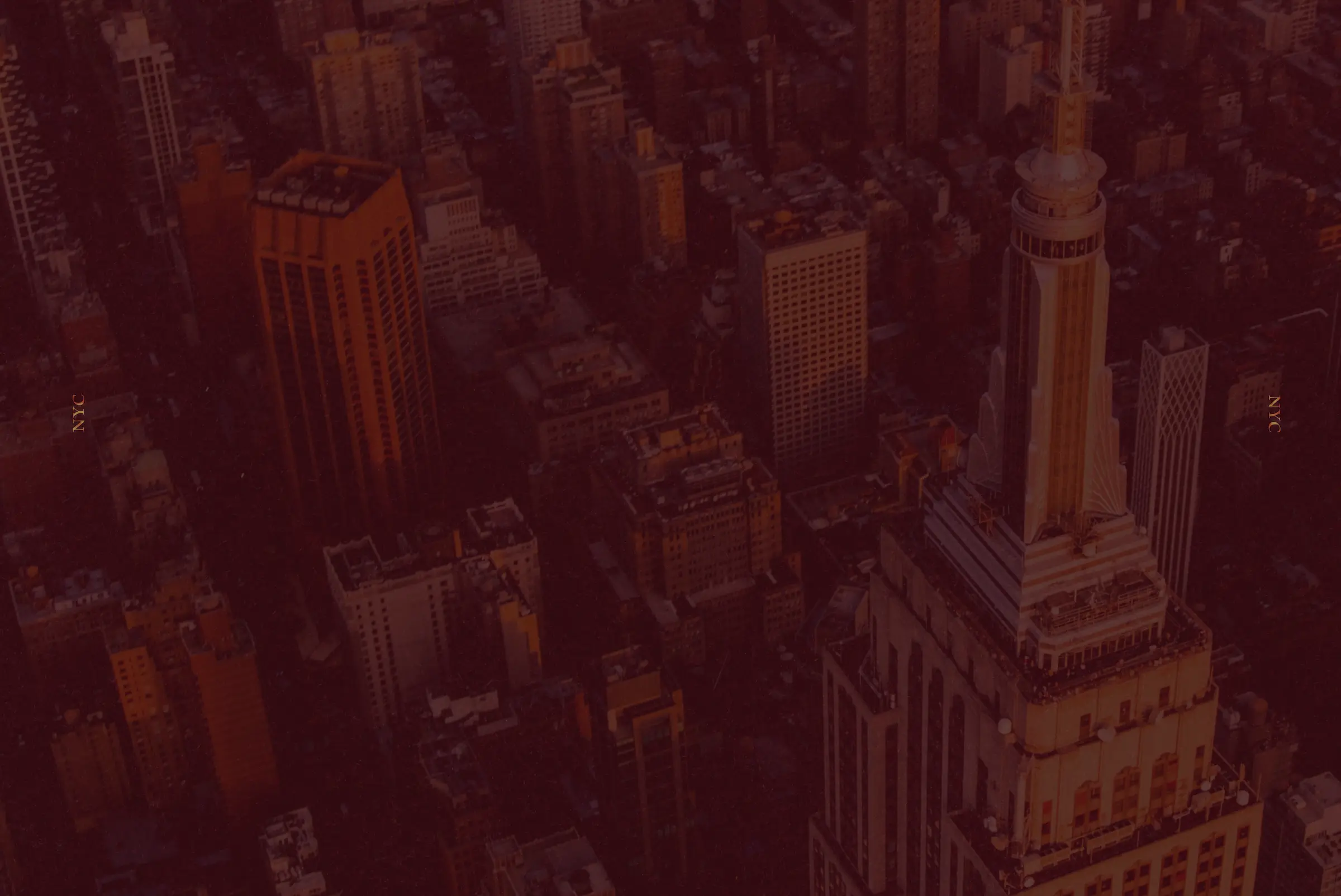 A view over Manhattan at night