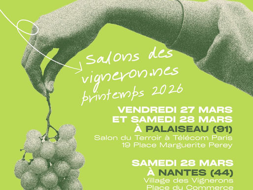 Salons des vins - agenda de printemps 2026