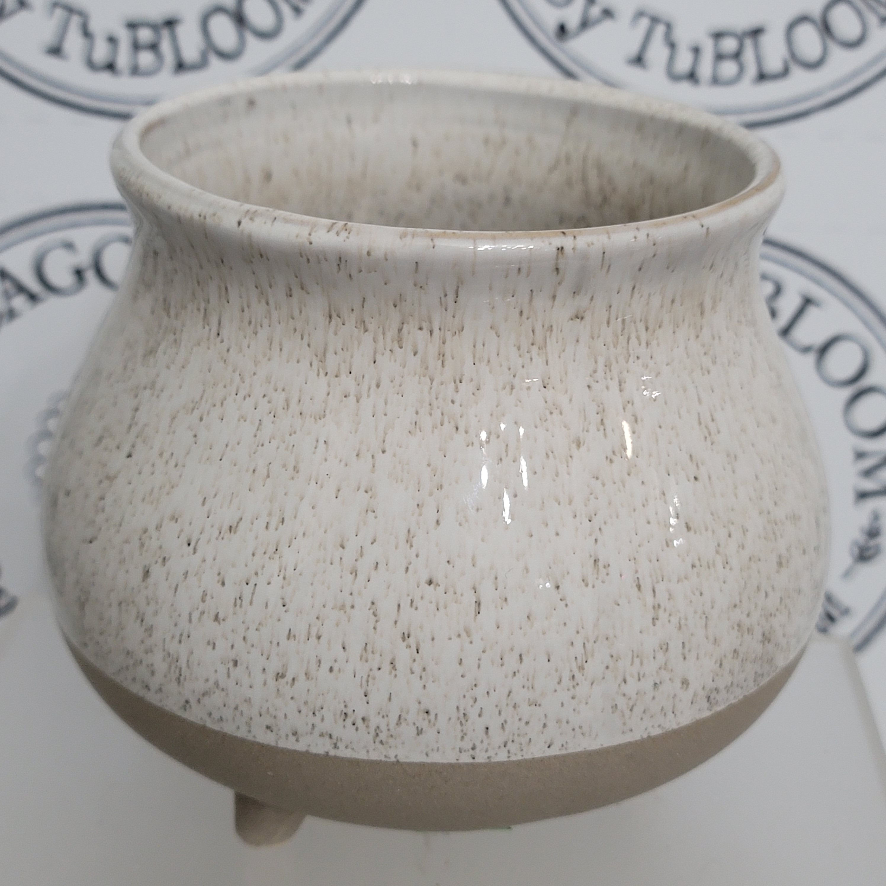Grain Deco Footed Pot - A2