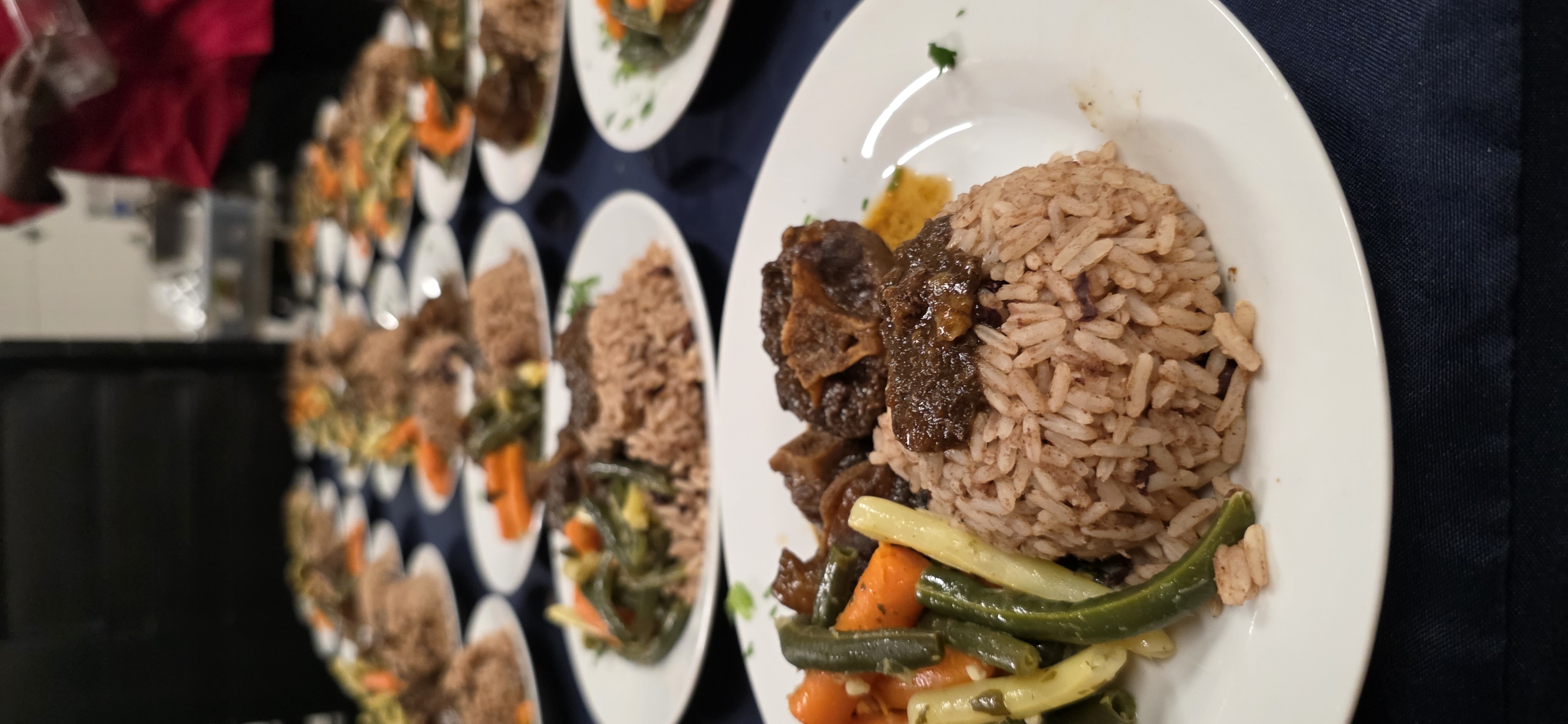 Arranged Food and Objects