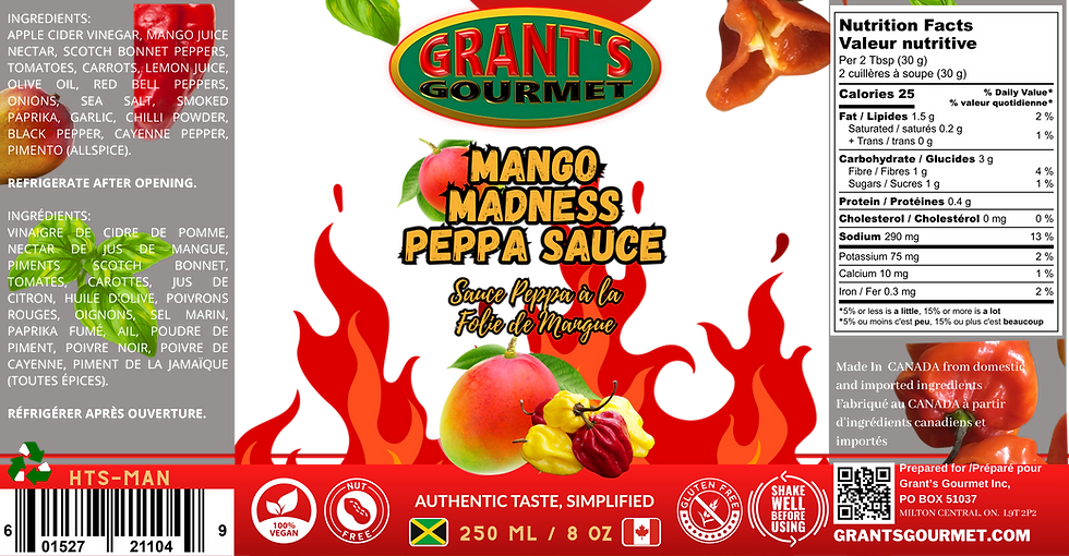 Thumbnail: Mango Madness Peppa Sauce - 250ml, CASE