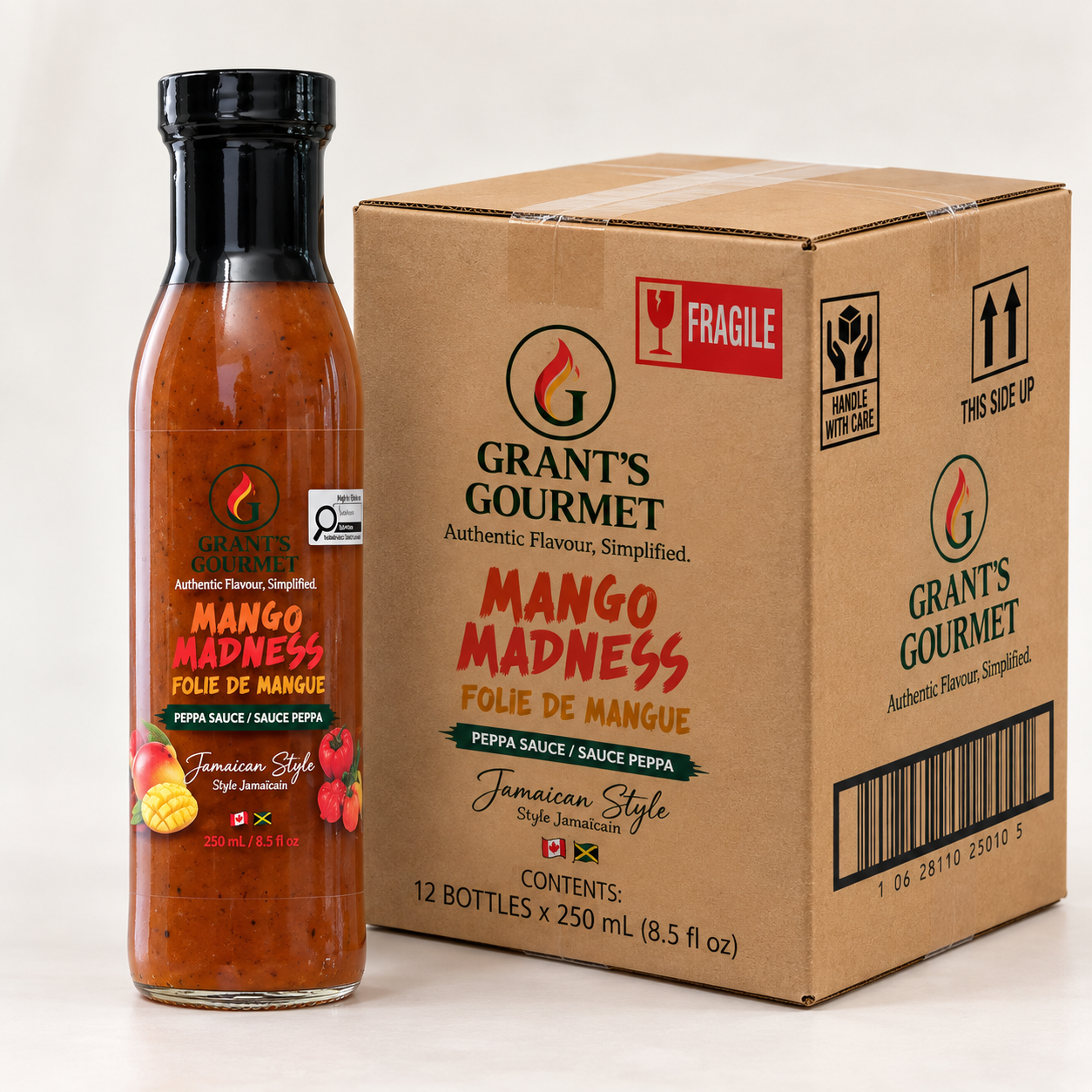 Mango Madness Peppa Sauce - 250ml, CASE