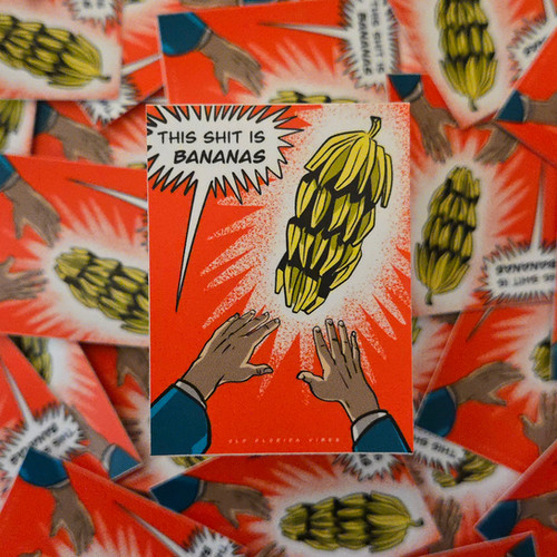 It's Bananas! - Sticker | Old Florida Vibes