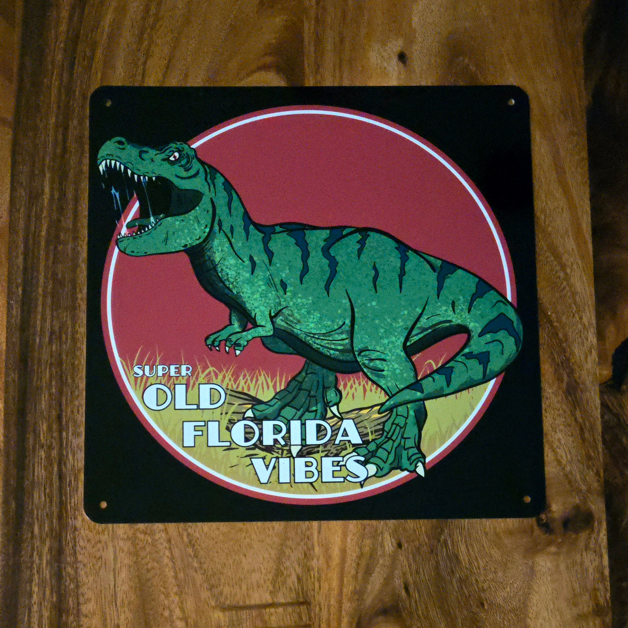 Super Old Florida Vibes - Metal Print