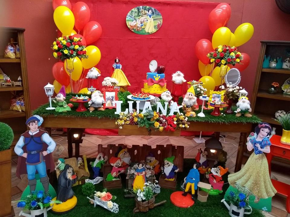 Decoração Branca de Neve
