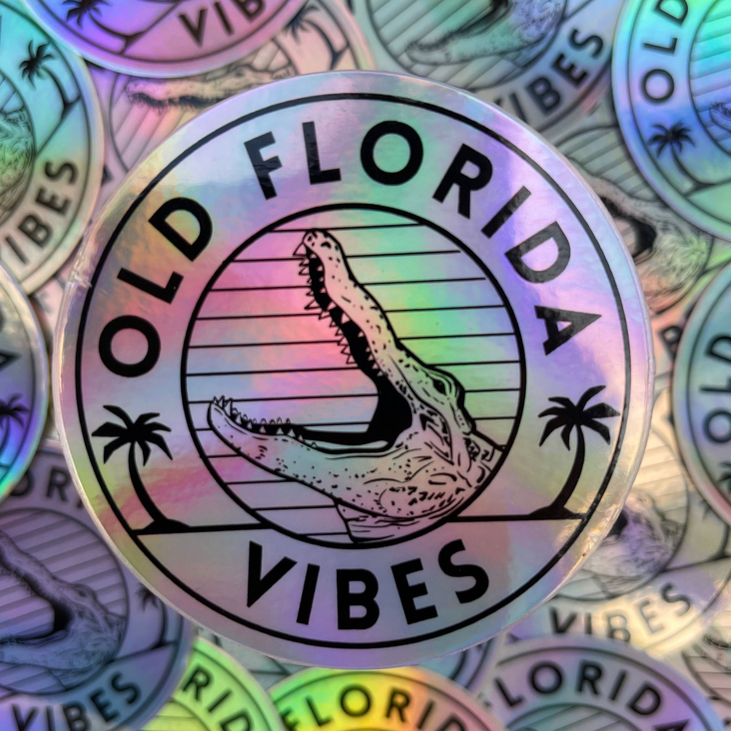 Shiny OFV Logo - Sticker - Holographic