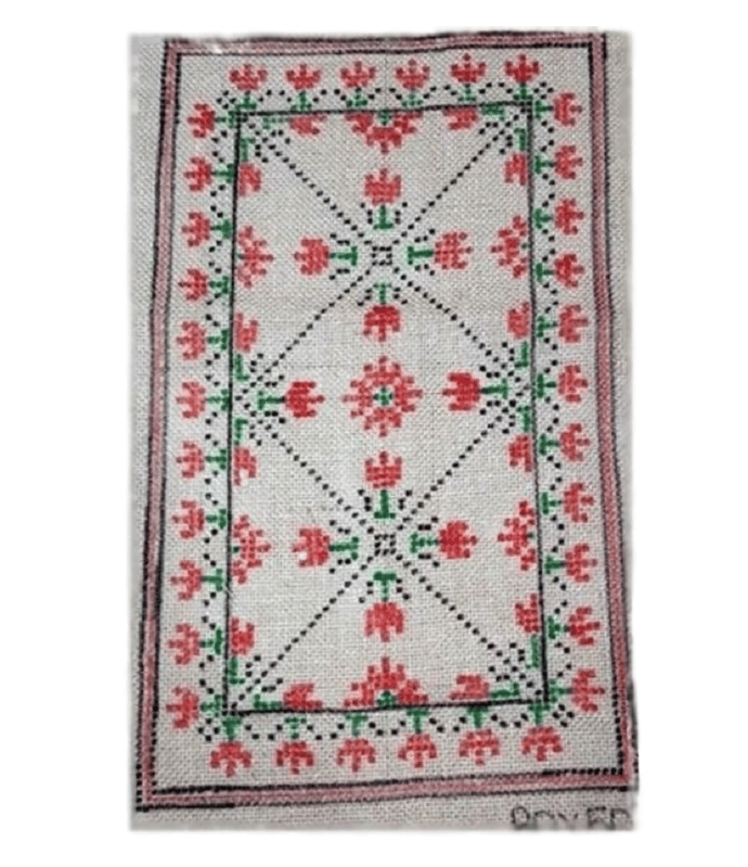 Tela De Tapete Arraiolo Na Juta Para Borda 30